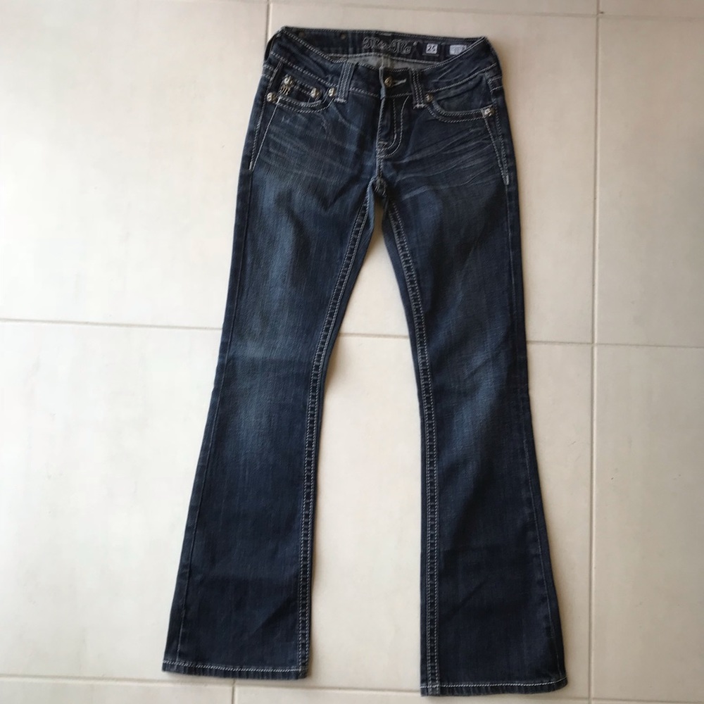 Miss Me Cotton Stretch Denim Jeans JP5005-6R J38 - Picture 2 of 8